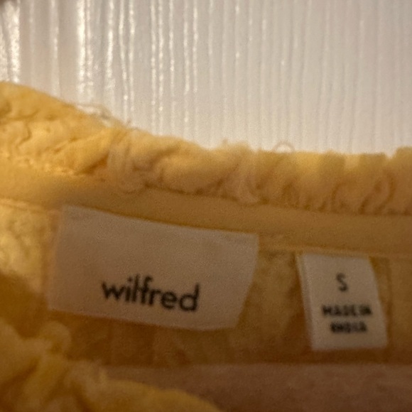 Wilfred Soft Yellow Ruffled Top - Picture 4 of 5